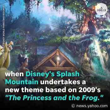 Splash Mountain log flume ride sinks at Disney World's Magic Kingdom