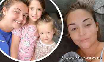 Jacqueline Jossa showcases her natural beauty after getting woken up at 6 am by daughter, Mia, two