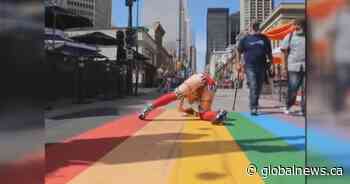 Calgary drag artist spat on while filming on Stephen Avenue