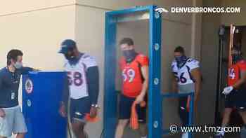 Denver Broncos Install COVID Disinfectant 'Misting Booth' to Spray Players