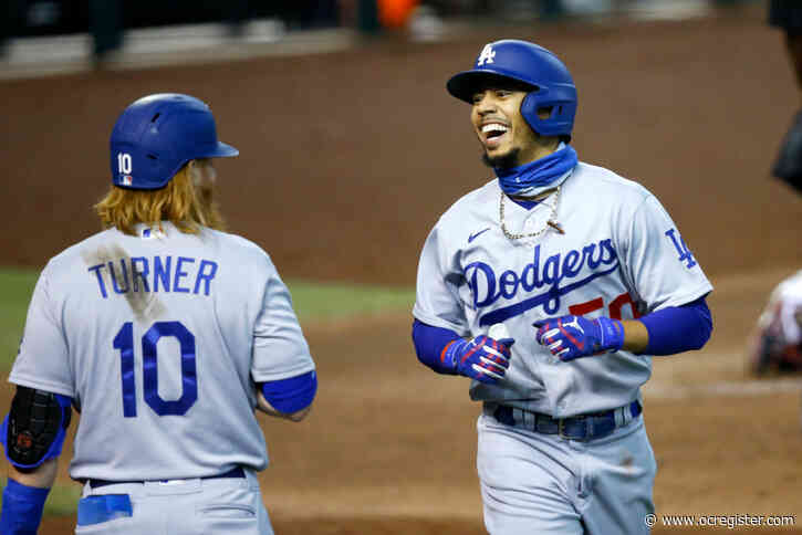Dodgers’ Mookie Betts day to day with finger injury
