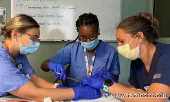 New medical residents experience a different kind of welcome into URMC - University of Rochester