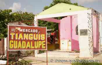 Reubican a locatarios del tianguis Guadalupe en la Indeco Cebadilla - Quadratín Chiapas