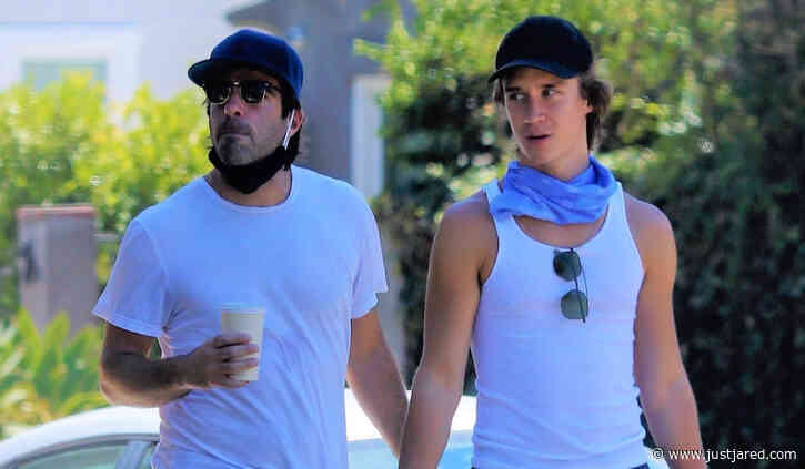 Zachary Quinto Picks Up Food with a Friend