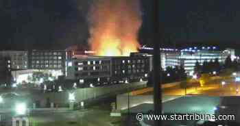 Major fire burning in downtown St. Paul