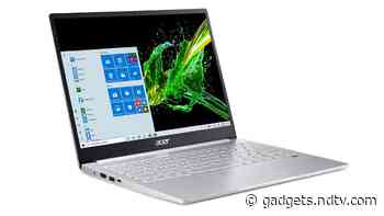 Acer Swift 3 With 10th Generation Intel Core i5 CPU, 56Wh Battery Launched in India