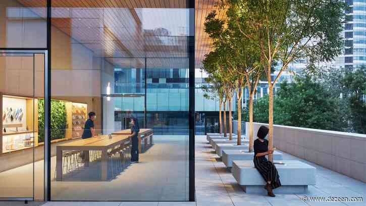 Foster + Partners designs "porous" Apple store in Beijing