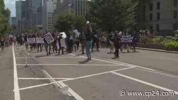 Hundreds march in downtown Toronto calling for end to anti-Black racism in schools - CP24 Toronto's Breaking News