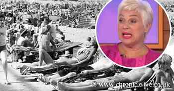 Denise Welch recalls her mam's alarming Tynemouth sunbathing ritual
