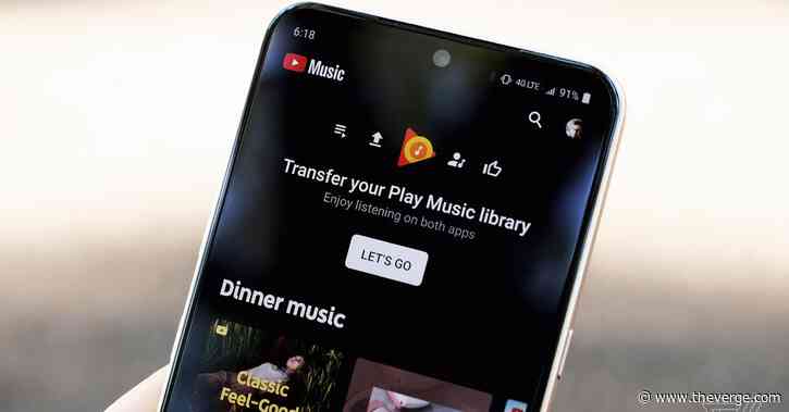 Google Play Music will begin shutting down in September