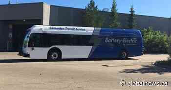 Edmonton’s 1st electric bus hits city streets - Global News