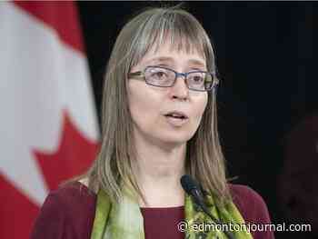Hinshaw to give update on COVID-19 on Tuesday afternoon - Edmonton Journal