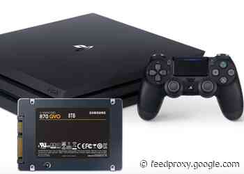 PlayStation 4 Pro upgraded with 8TB QVO 870 SSD