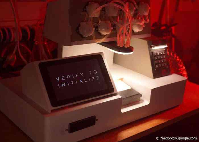 Blade Runner inspired cocktail machine powered by a Raspberry Pi  mini PC