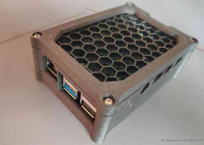 3D printed Raspberry Pi 4B case