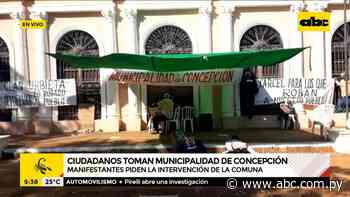 Ciudadanos toman la Municipalidad de Concepción - ABC Noticias - ABC Color