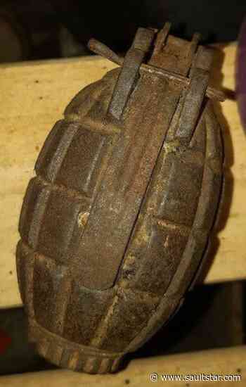 Police recover grenade from old storage shed