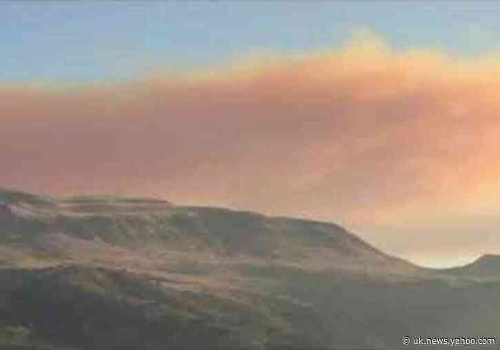 Cloud of Smoke From Beirut Explosion Visible 30 Miles Away