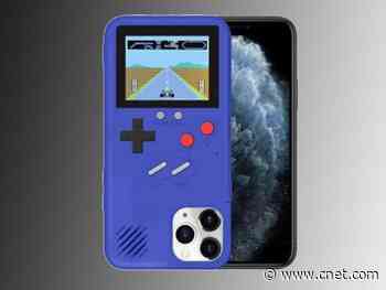 This $12 iPhone case looks like a Game Boy and really plays 36 games     - CNET