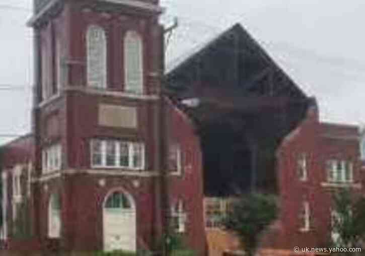 Virginia Church Partially Collapses as Storm Isaias Batters Area