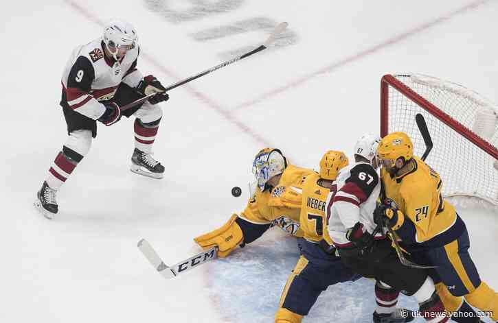 Saros sharp, Predators even series with 4-2 win over Coyotes