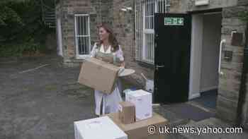 Duchess of Cambridge visits baby bank in Yorkshire
