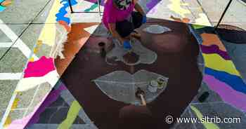 Local artists create Black Lives Matter mural at Salt Lake City and County Building