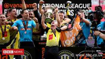 Harrogate Town promotion a 'superb lift' after lockdown