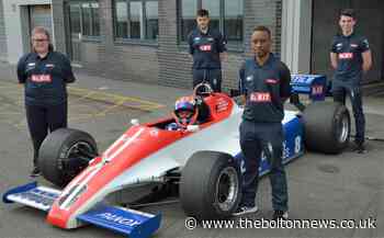 University of Bolton motorsports engineers test class F1 car