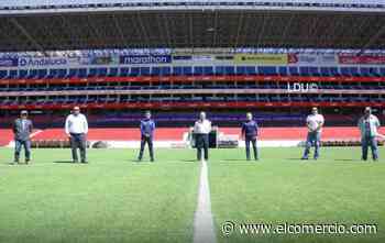 El fútbol regresa al estadio Rodrigo Paz Delgado después de cinco meses con el amistoso entre LDU y el Independiente
