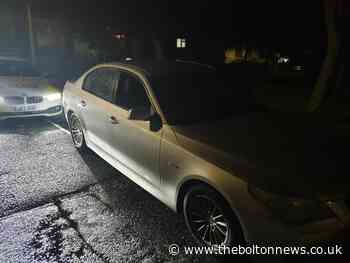 BMW stopped by police on Kirkhope Drive, Halliwell