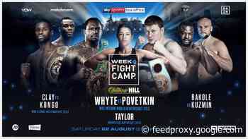 Dillian Whyte previews Alexander Povetkin clash