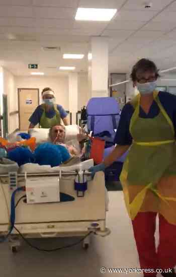 VIDEO: York Hospital staff applaud Covid patient who survived 106 days in critical care