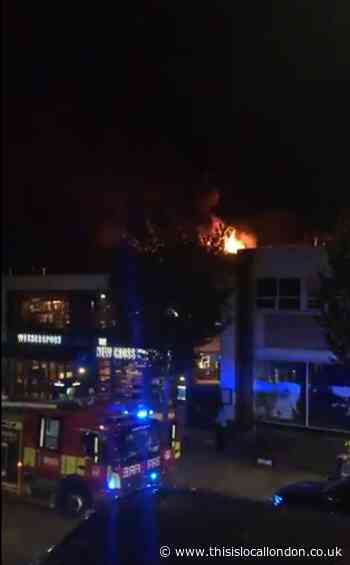 WATCH: Welling Wetherspoons catches fire