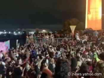 Hundreds gather for secret rave under New York bridge, reports say