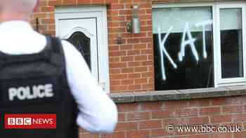 North Belfast: Graffiti treated as a sectarian hate crime - BBC News