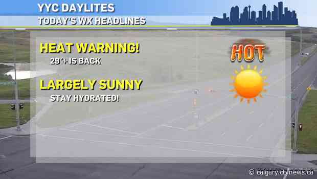 Heat warnings are back across Alberta, but shouldn’t last long this time
