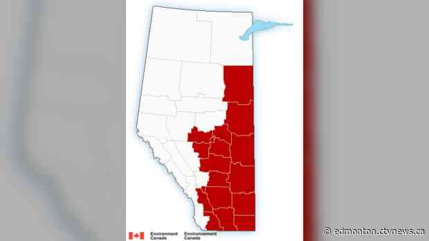 Heat warnings for Edmonton and central, eastern Alberta