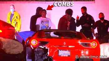 Diddy's Son King Combs Injured in Wild Ferrari vs. Tesla Crash