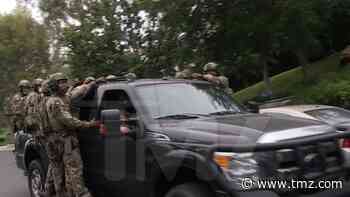 Jake Paul's Home Being Searched by FBI, Small Army Leaves the Area