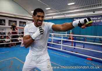 Anthony Joshua has thanked Finchley and District Amateur Boxing Club