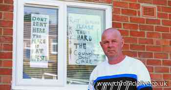 Furious Gateshead man puts 'rat infested' sign up to scare people from renting 'filthy' flat - Chronicle Live