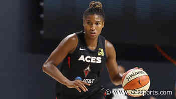 Angel McCoughtry already making a big impact for the Las Vegas Aces, both on and off the court