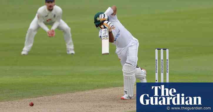 Babar Azam shines between showers as Pakistan make solid start in first Test