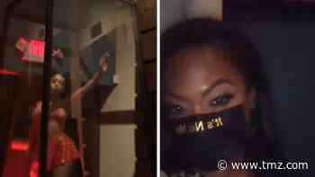 Kandi Burruss Celebrates Hubby's Birthday with Strippers in Glass Boxes