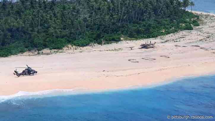 2 Airmen From Pa.’s 171st Air Refueling Wing Help Spot SOS Sign On Beach, Locate 3 Missing Men Stranded On Tiny Island