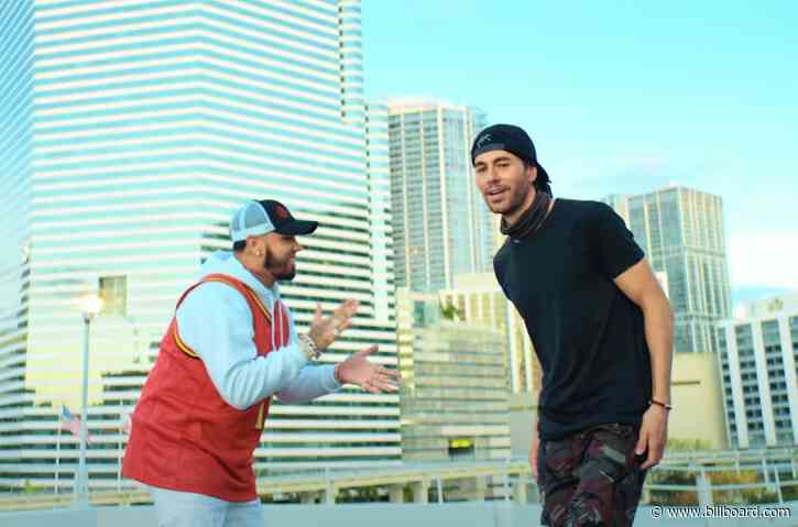 Anuel AA’s ‘Fútbol & Rumba,’ Featuring Enrique Iglesias, Hits No. 1 on Latin Airplay Chart