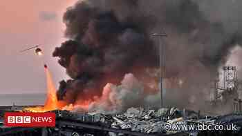 The moment the blast hit