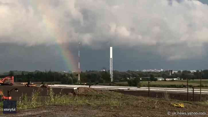 'It Actually Happened!' Weather Enthusiast Overjoyed at Finding End of Rainbow