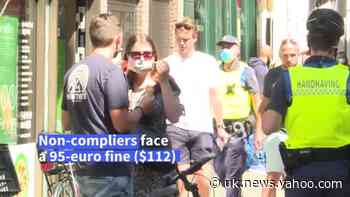 Netherlands introduces mask-wearing measures in busy neighbourhoods in Amsterdam